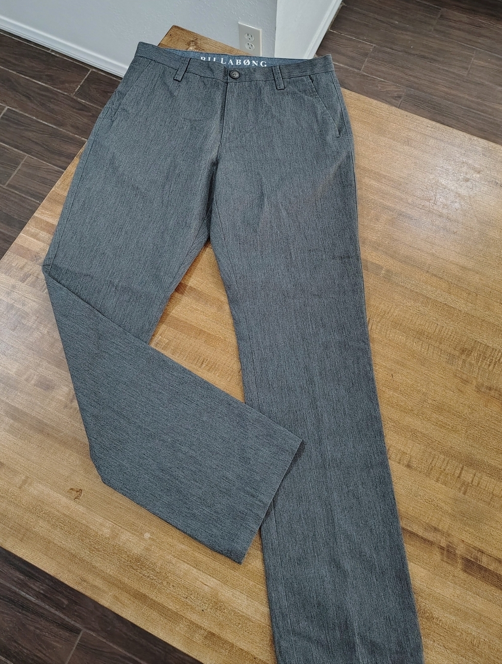 Billabong  Charcoal Gray Carter Pants - Straight Leg Size 32